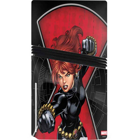 Marvel Black Widow Natasha Romanova PS5 Pro Disk Bundle  Skin